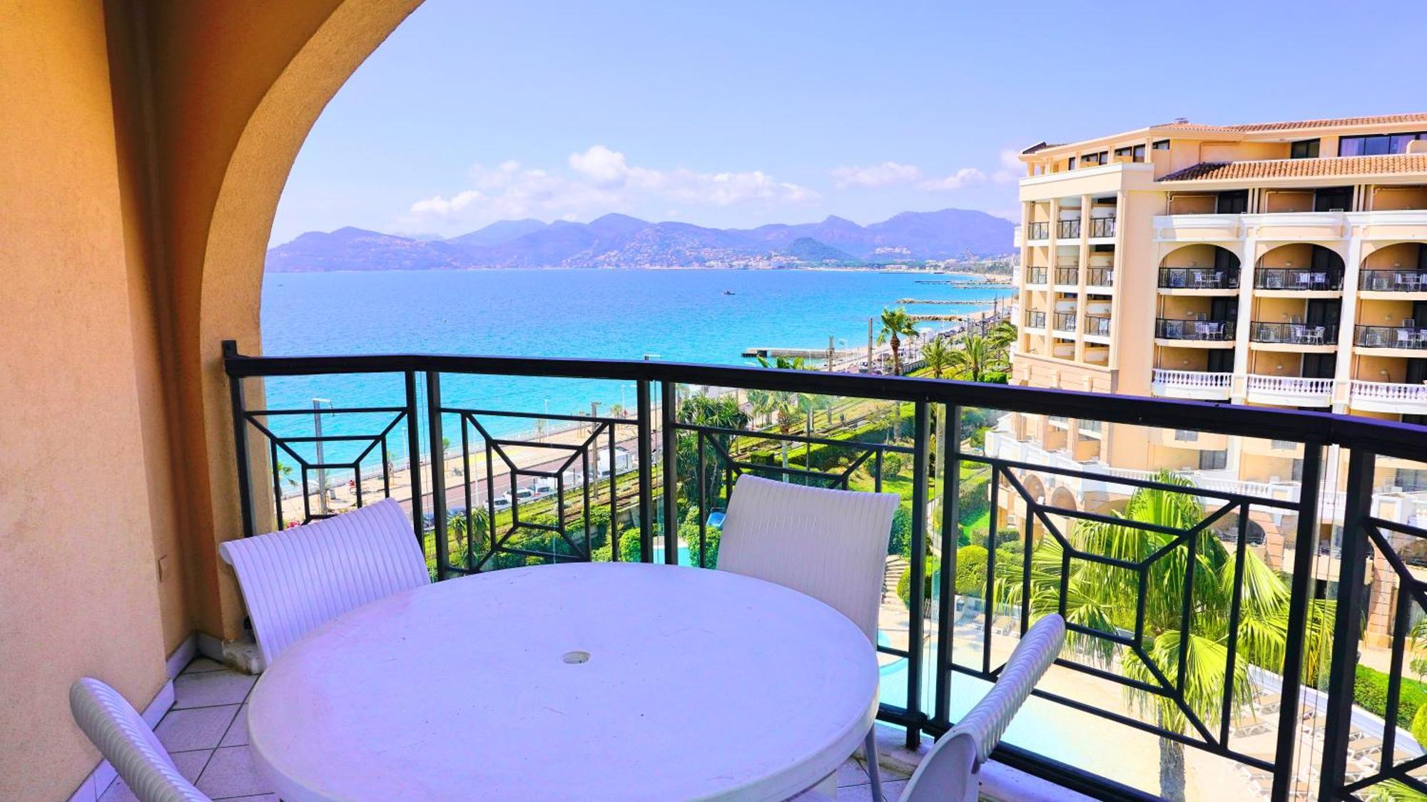 Apartamento 607, Vue Mer, 4 Personnes By Palmazur Cannes